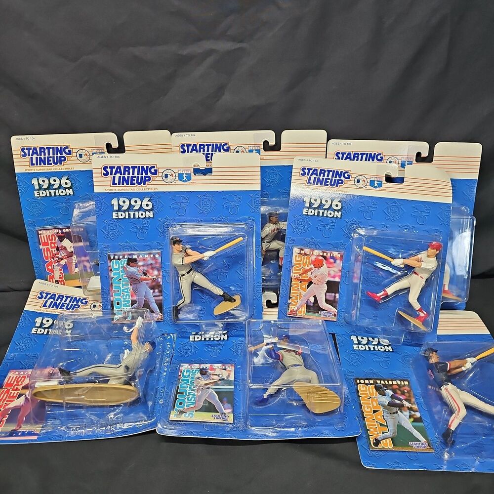 1996 Starting Lineup Baseball Figures Lot (8) Sealed